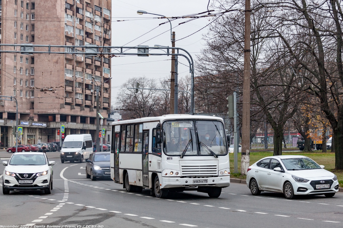 Санкт-Петербург, ПАЗ-320402-05 № 8878