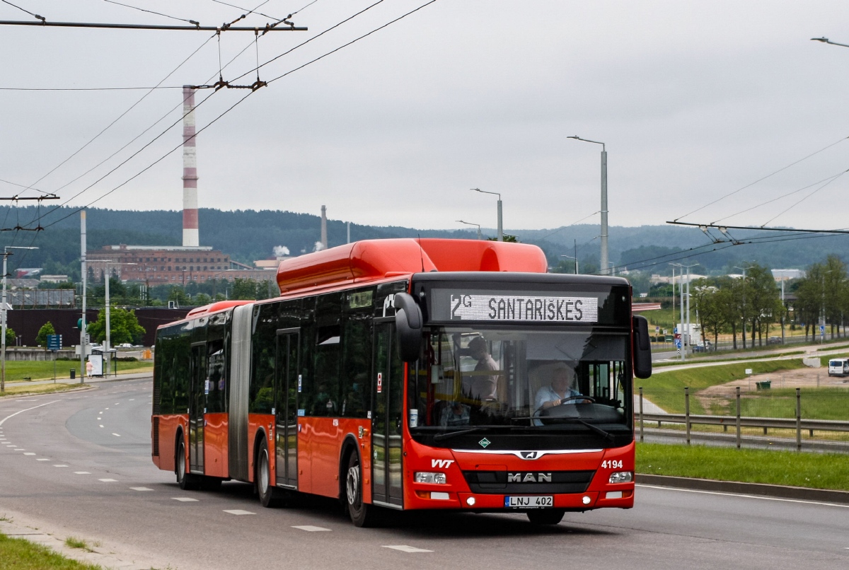 Літва, MAN A23 Lion's City G NG313 CNG № 4194