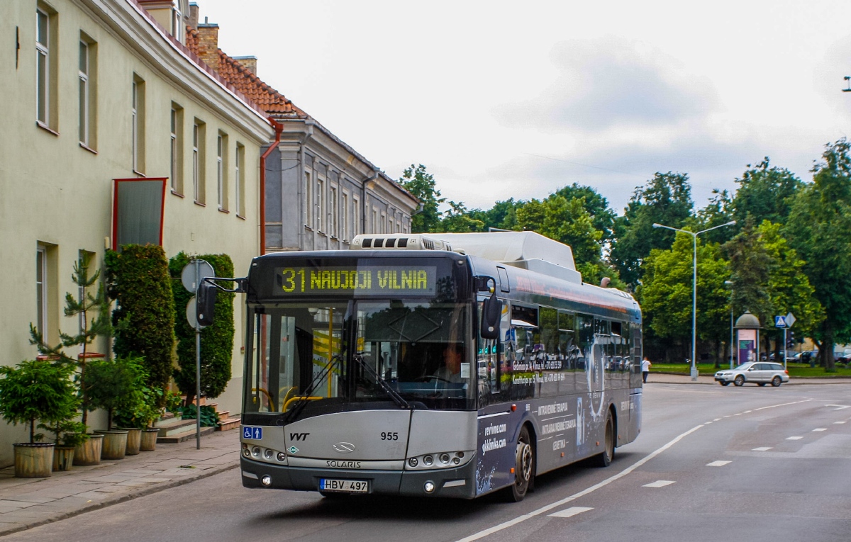 Литва, Solaris Urbino III 12 CNG № 955