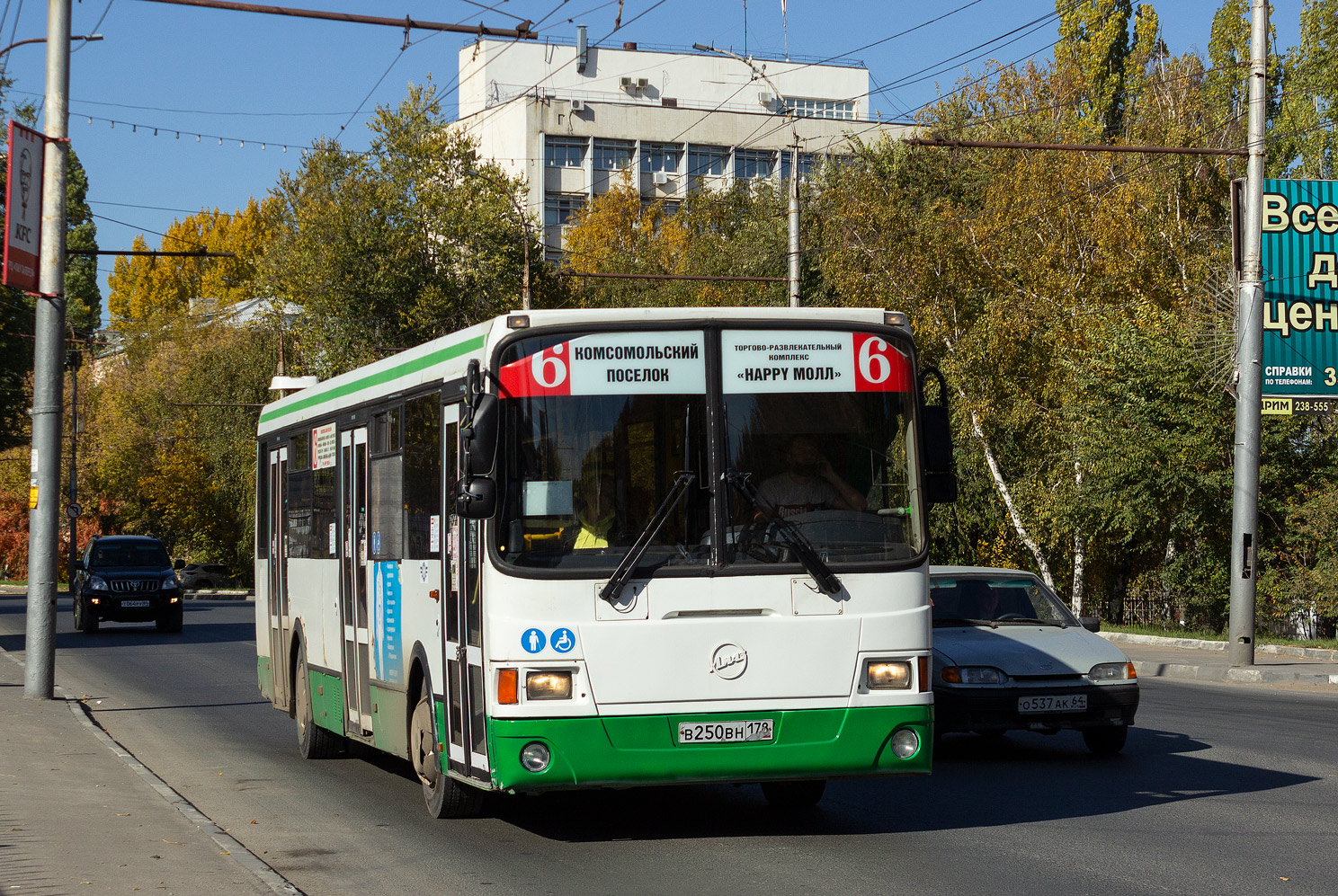 Саратовская область, ЛиАЗ-5293.53 № В 250 ВН 178