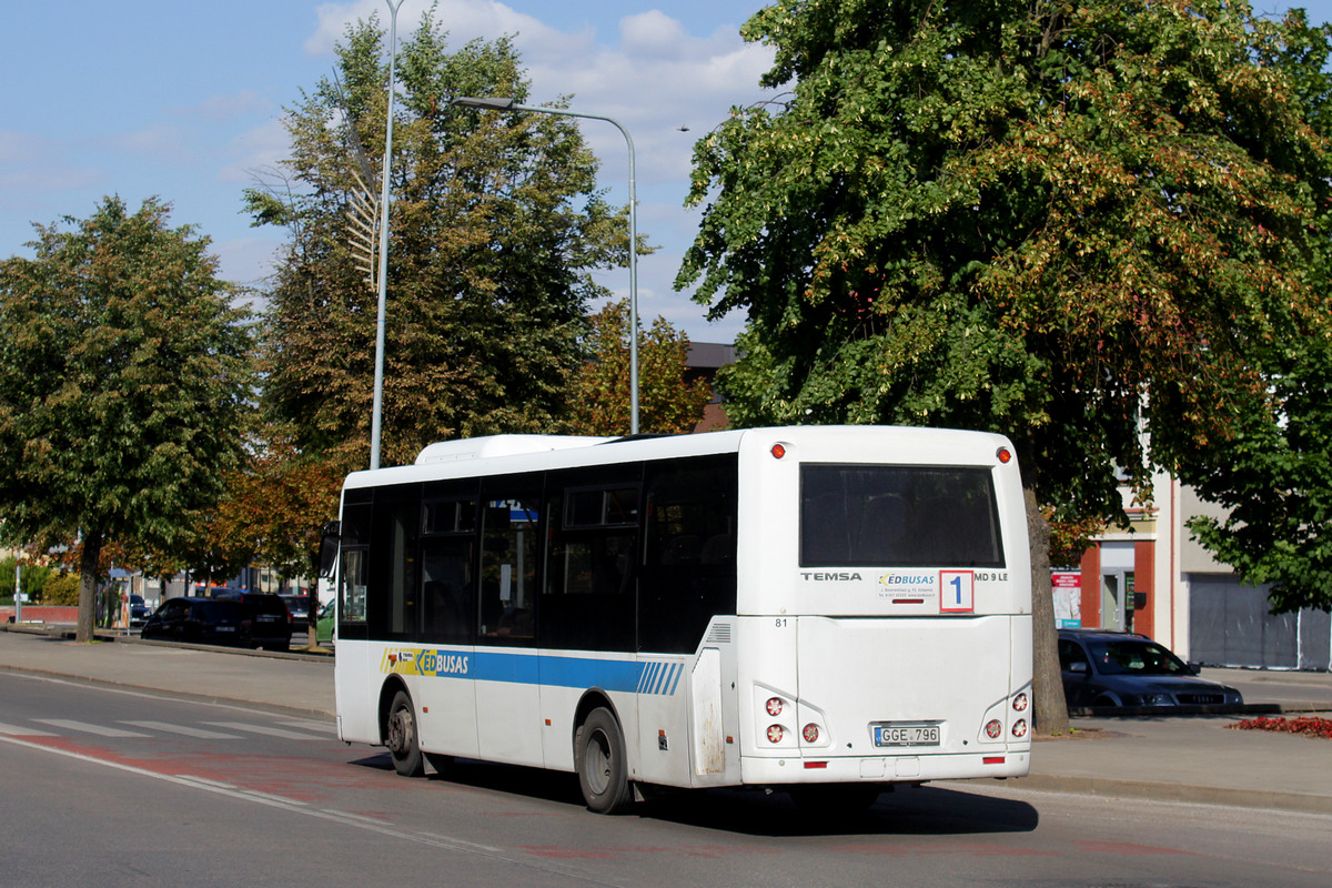 Литва, TEMSA MD9 LE № 81