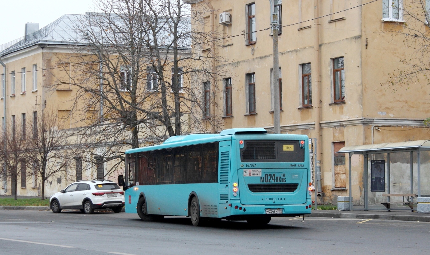 Санкт-Петербург, ЛиАЗ-5292.67 (LNG) № М 024 ВХ 198