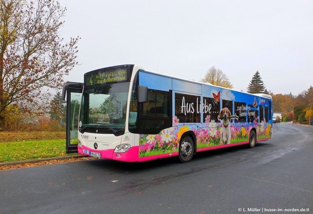 Нижняя Саксония, Mercedes-Benz Citaro C2 hybrid № 73