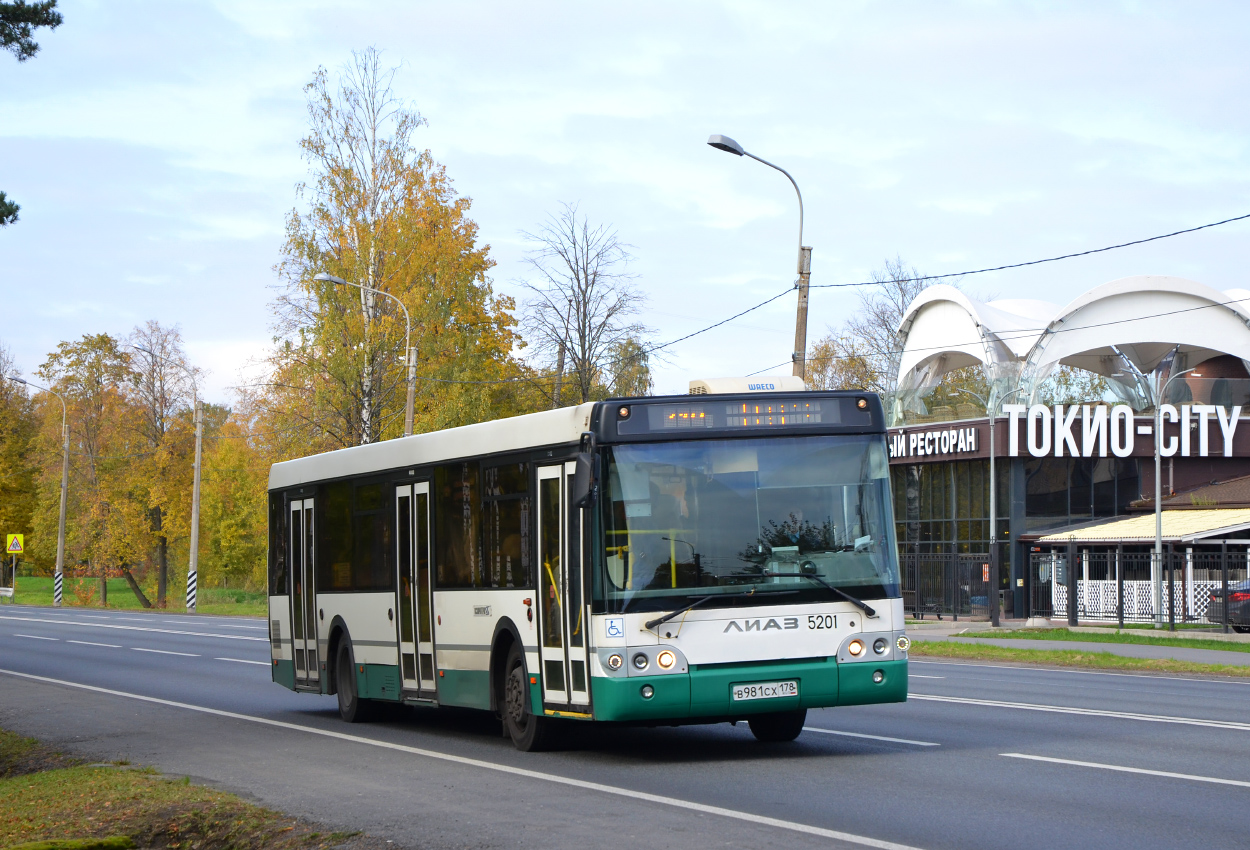 Санкт-Петербург, ЛиАЗ-5292.60 № 5201