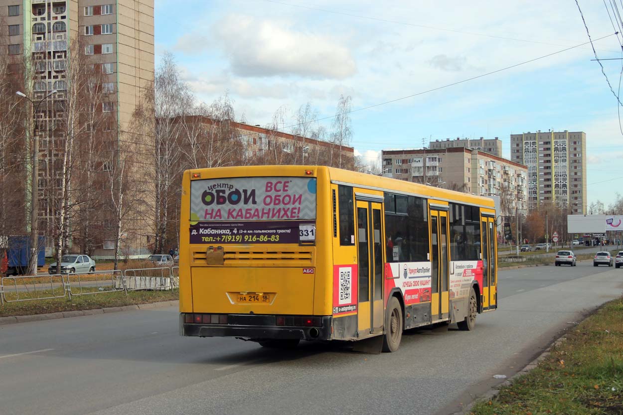 Удмуртия, НефАЗ-5299-20-32 № НА 214 18