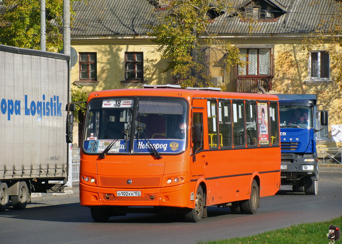 Нижегородская область, ПАЗ-320414-05 "Вектор" № О 102 ХХ 152