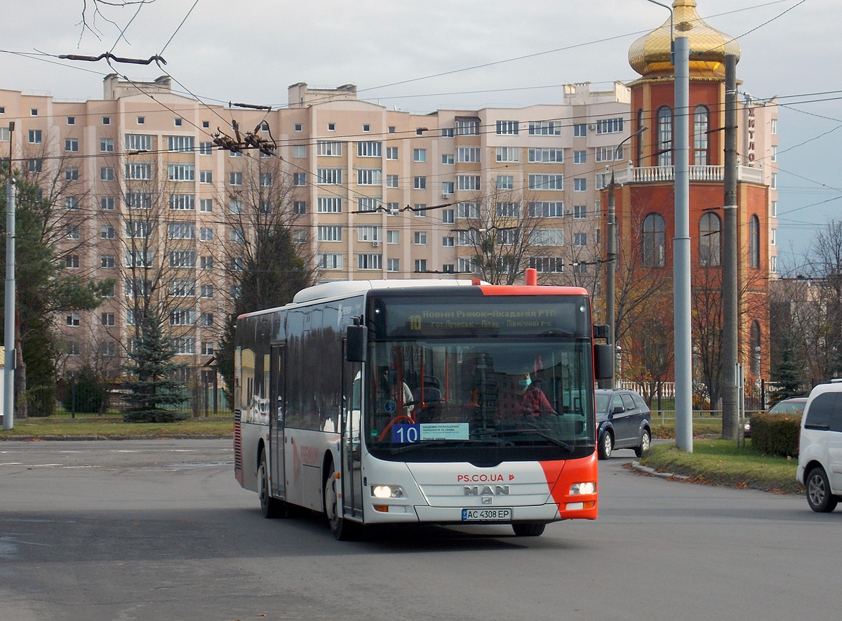 Volinskaya region, MAN A21 Lion's City NL273 № AC 4308 EP