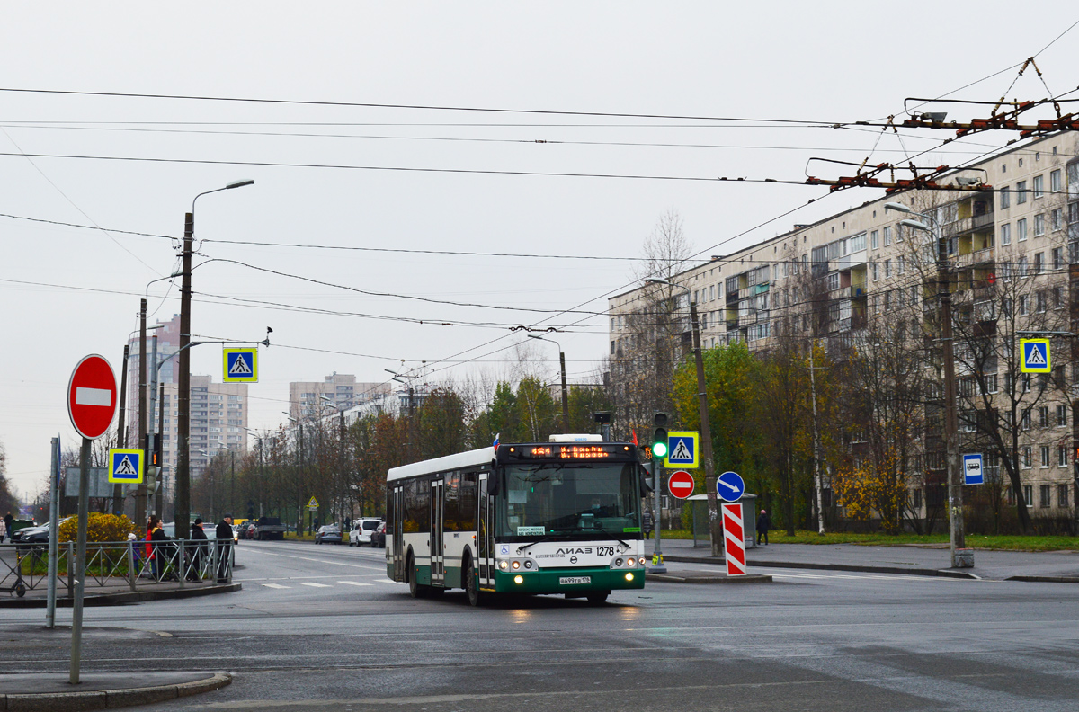 Санкт-Петербург, ЛиАЗ-5292.60 № 1278