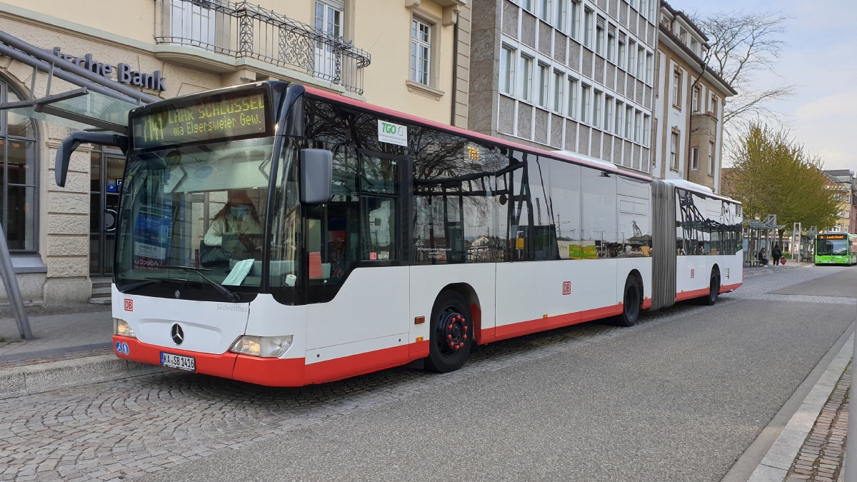 Баден-Вюртемберг, Mercedes-Benz O530G Citaro facelift G № KA-SB 1416