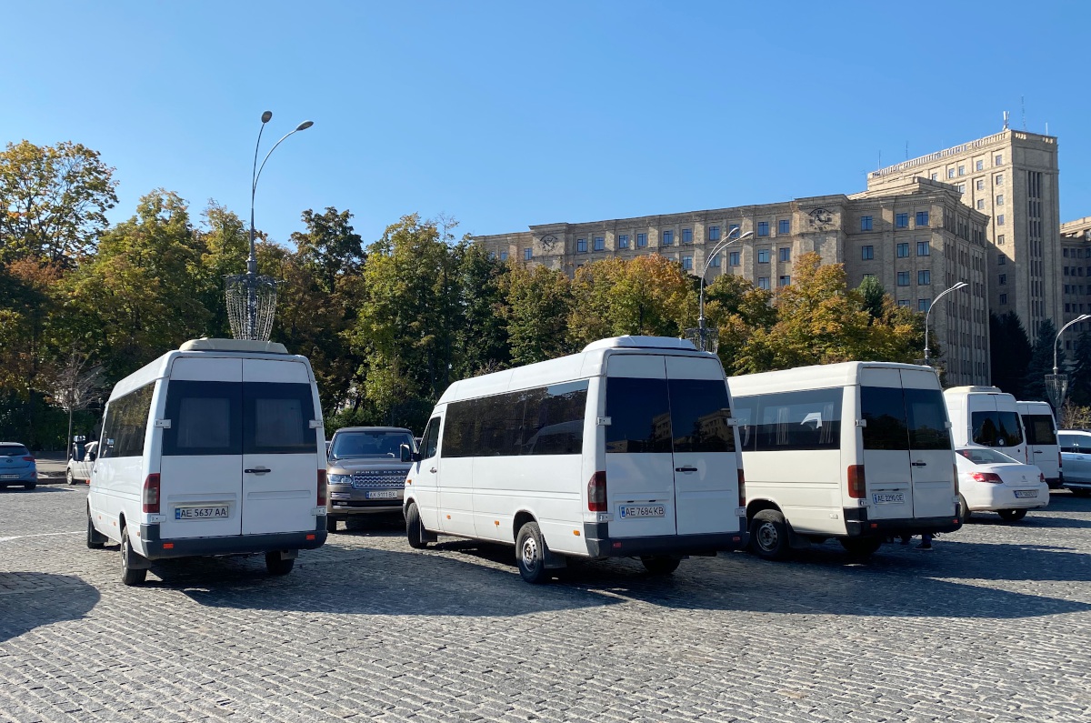 Днепропетровская область, Mercedes-Benz Sprinter W903 313CDI № AE 5637 AA; Днепропетровская область, Mercedes-Benz Sprinter W903 313CDI № AE 7684 KB; Днепропетровская область, Volkswagen LT35 № AE 2290 OE