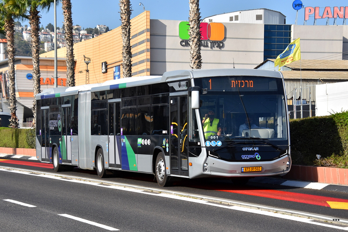 Израиль, Otokar Kent C 18 BRT № 672-91-502