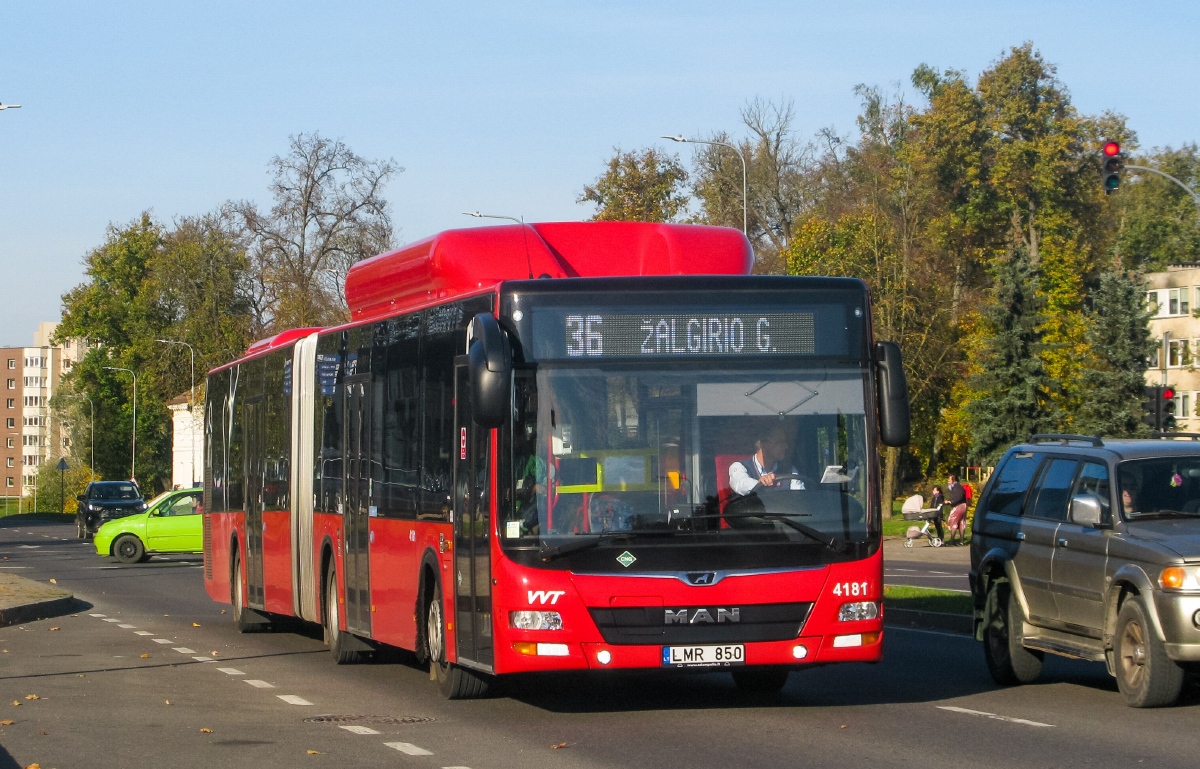 Литва, MAN A23 Lion's City G NG313 CNG № 4181