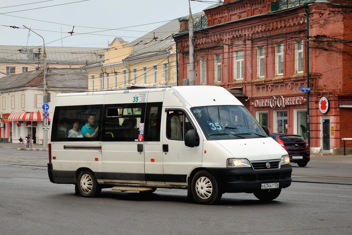 Тульская область, FIAT Ducato 244 [RUS] № Е 634 АТ 126