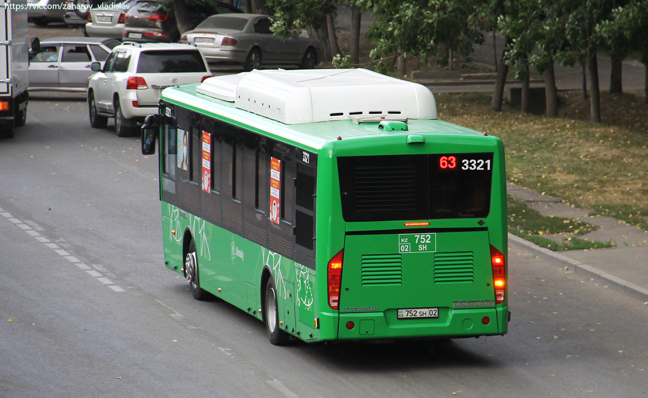 Алматы, Zhong Tong LCK6125HGAN № 3321