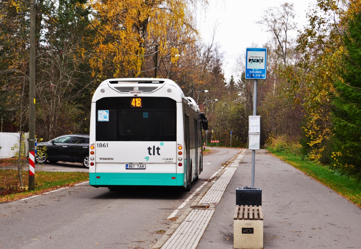 Эстония, Volvo 7900 Hybrid № 1861