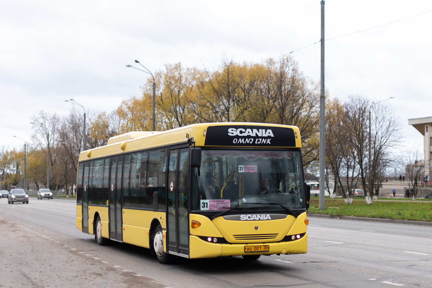 Вологодская область, Scania OmniLink II (Скания-Питер) № АЕ 001 35