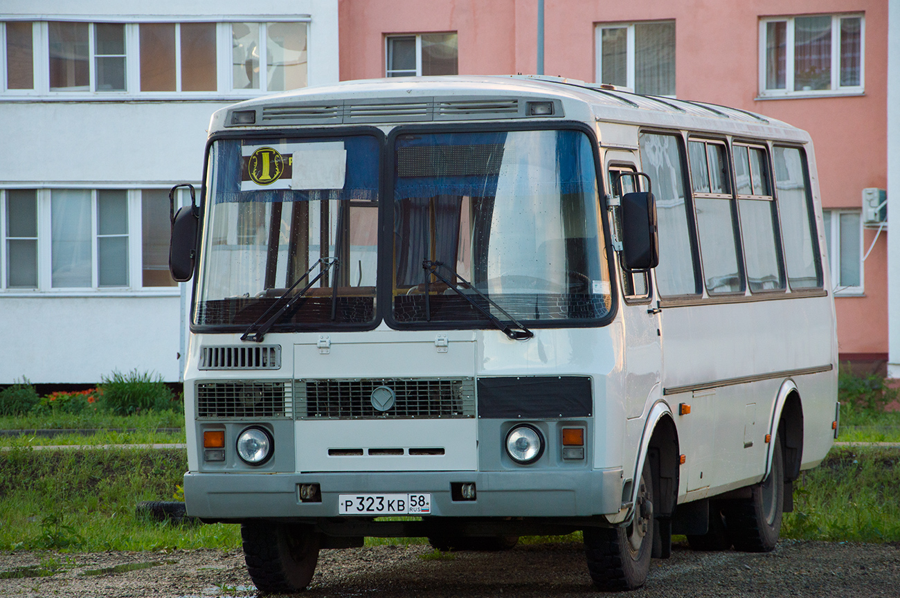 Obwód penzeński, PAZ-32053 Nr Р 323 КВ 58