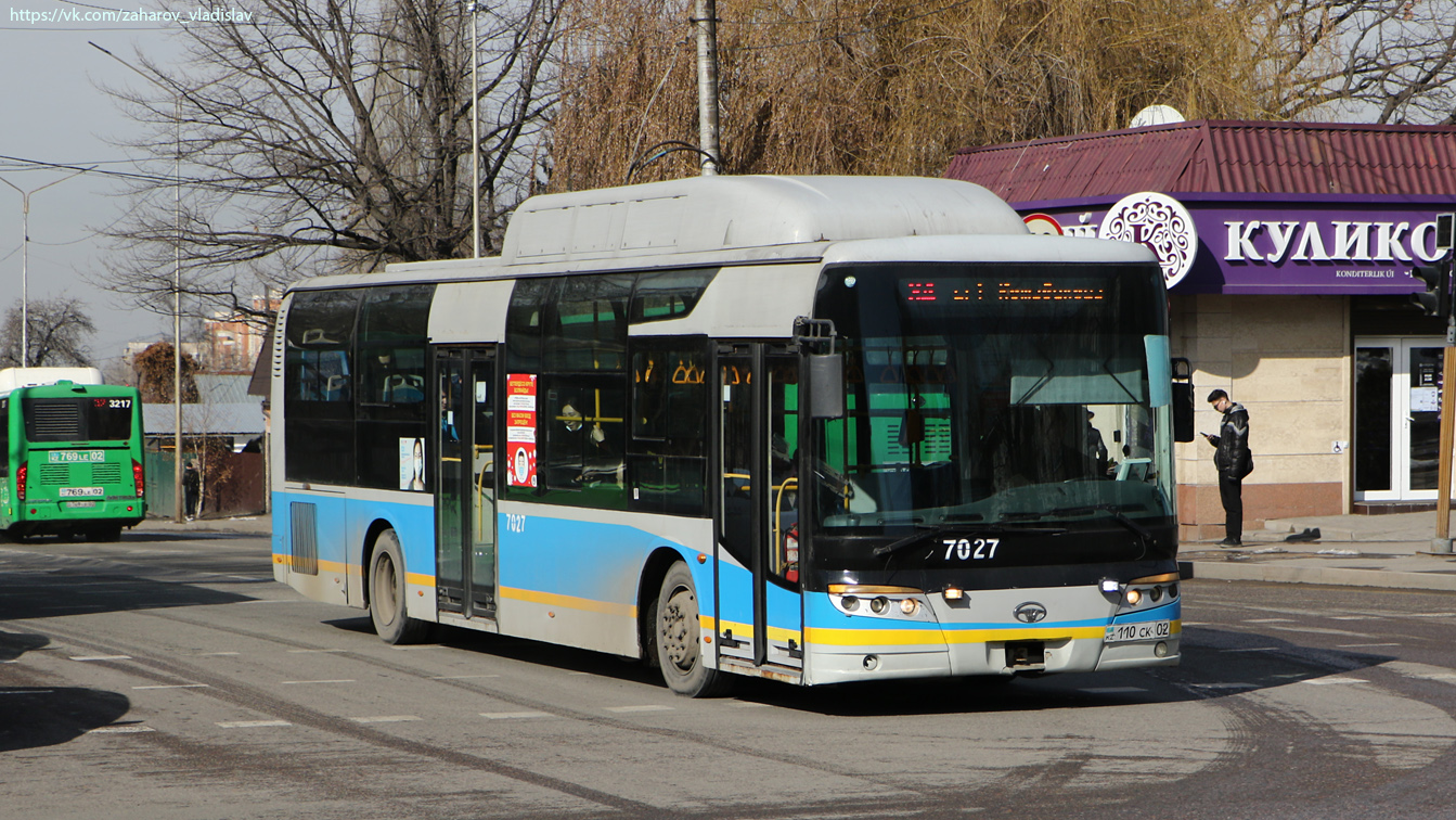 Алматы, Guilin Daewoo GDW6126CNG (СемАЗ) № 7027