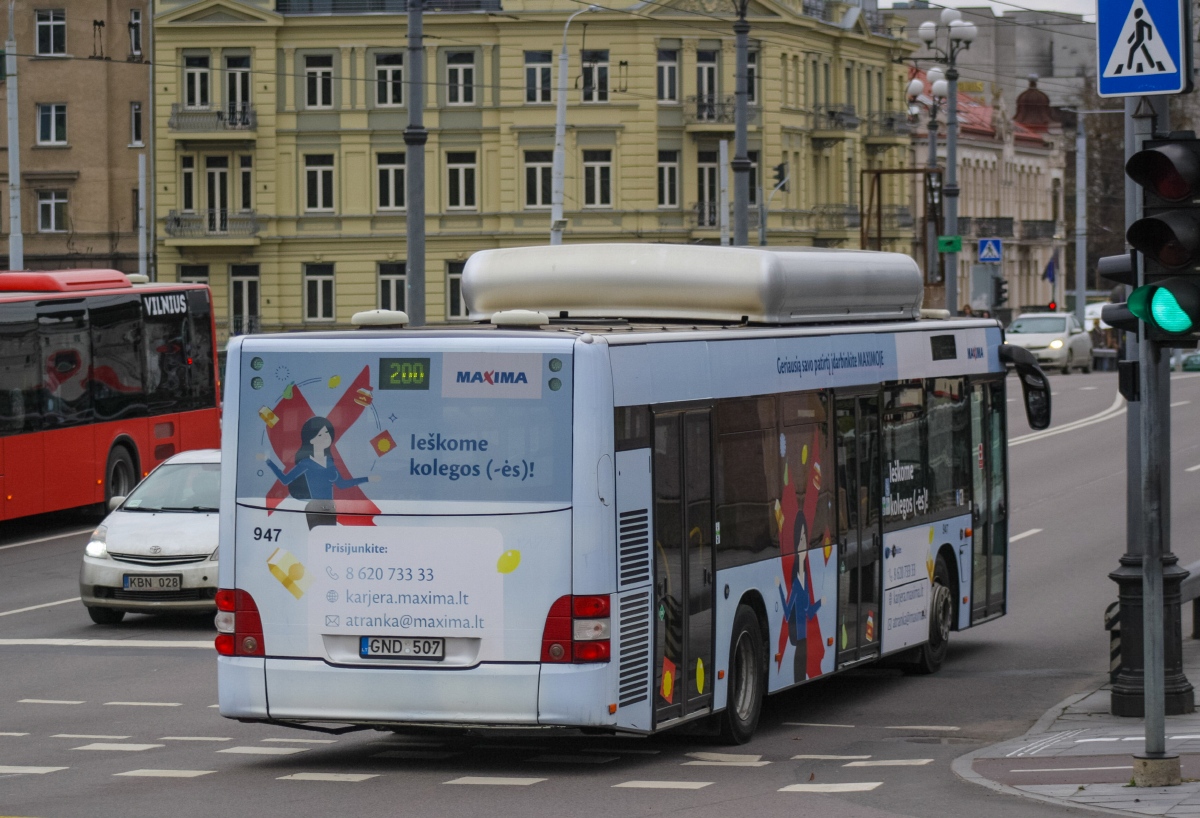 Литва, MAN A21 Lion's City NL273 CNG № 947