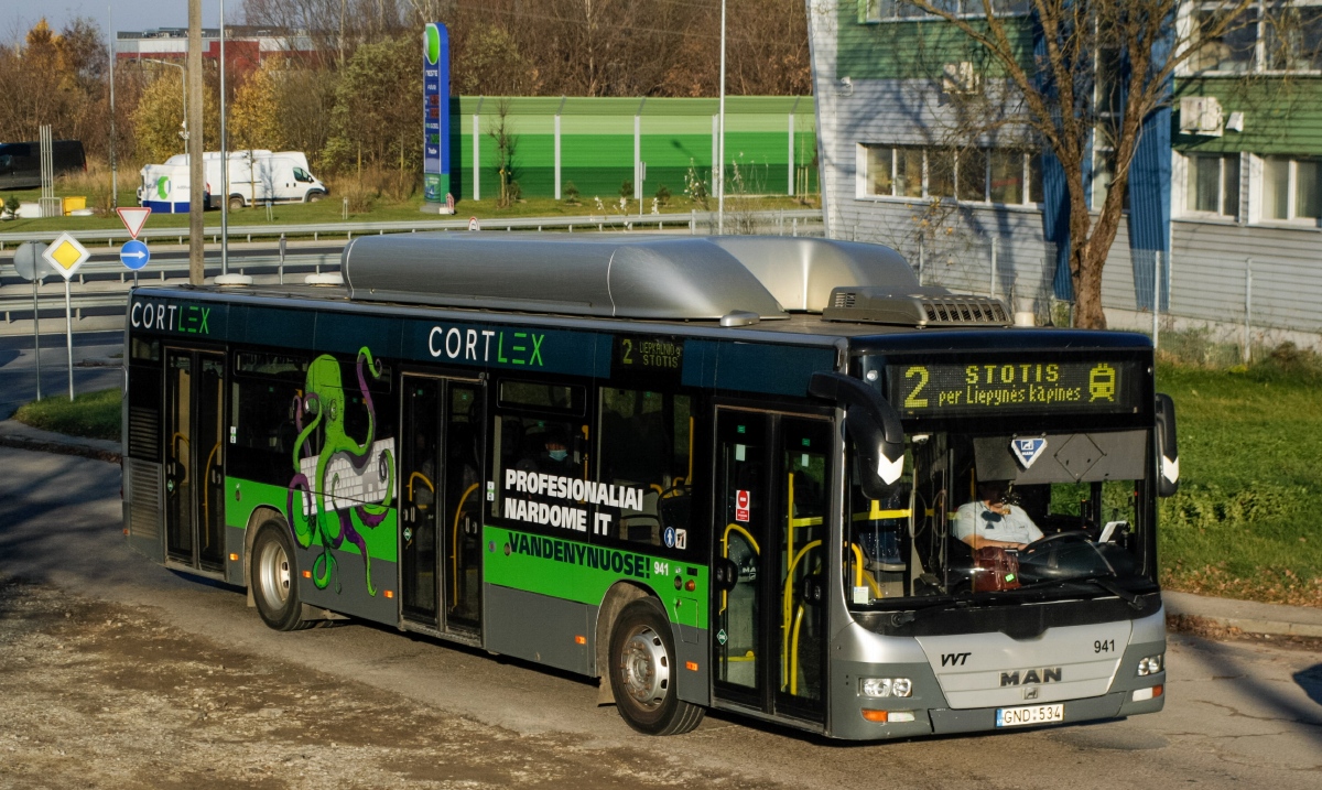 Lithuania, MAN A21 Lion's City NL273 CNG # 941