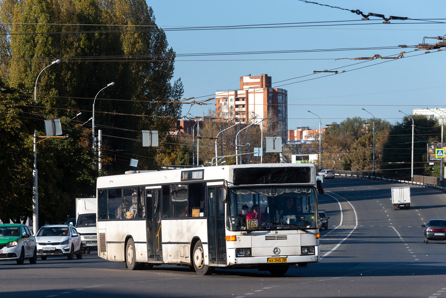 Пензенская область, Mercedes-Benz O405N № АХ 045 58