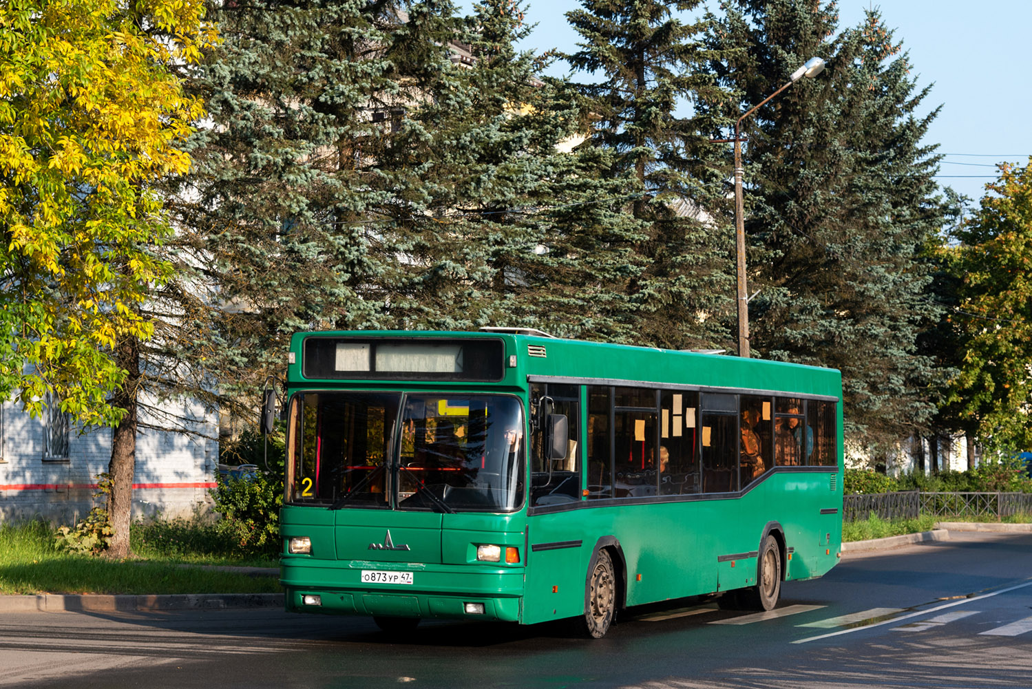 Ленинградская область, МАЗ-104.С20 № О 873 УР 47