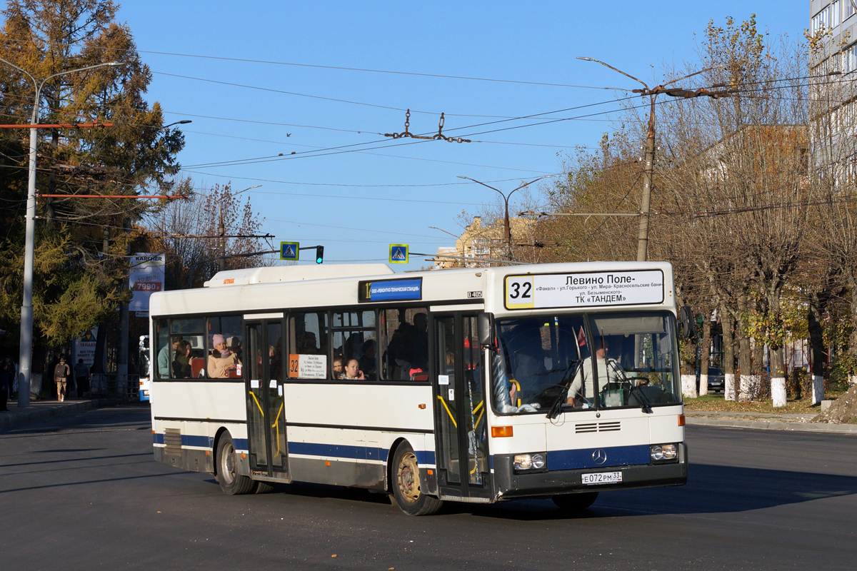 Владимирская область, Mercedes-Benz O405 № Е 072 РМ 33