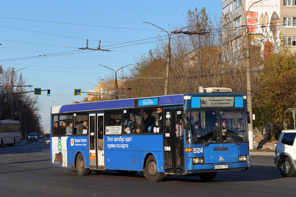 Владимирская область, Mercedes-Benz O405 № 524