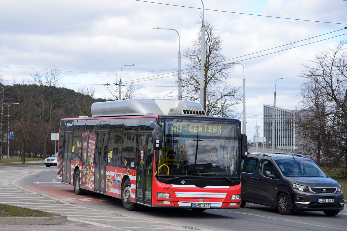 Литва, MAN A21 Lion's City NL273 CNG № 947