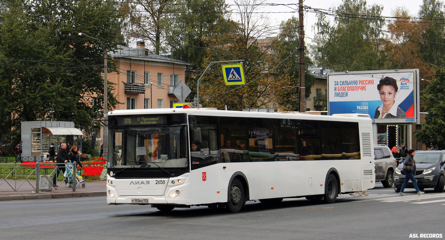 Санкт-Петербург, ЛиАЗ-5292.30 № 2658