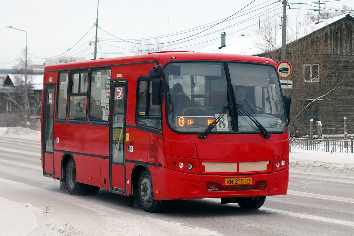 Саха (Якутия), ПАЗ-320302-22 "Вектор" № КМ 215 14