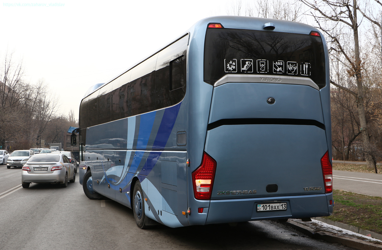 Алматы, Yutong ZK6127HSA9 № 101 BAX 13