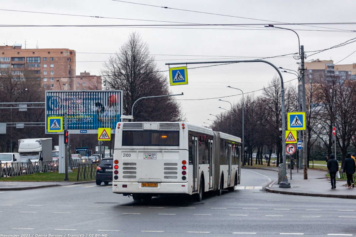 Saint Petersburg, LiAZ-6213.20 № 2100