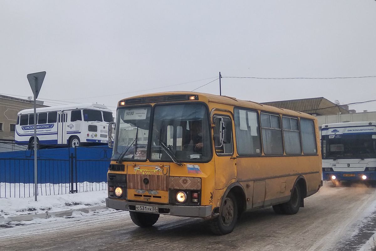 Омская область, ПАЗ-32053 № С 531 УК 55