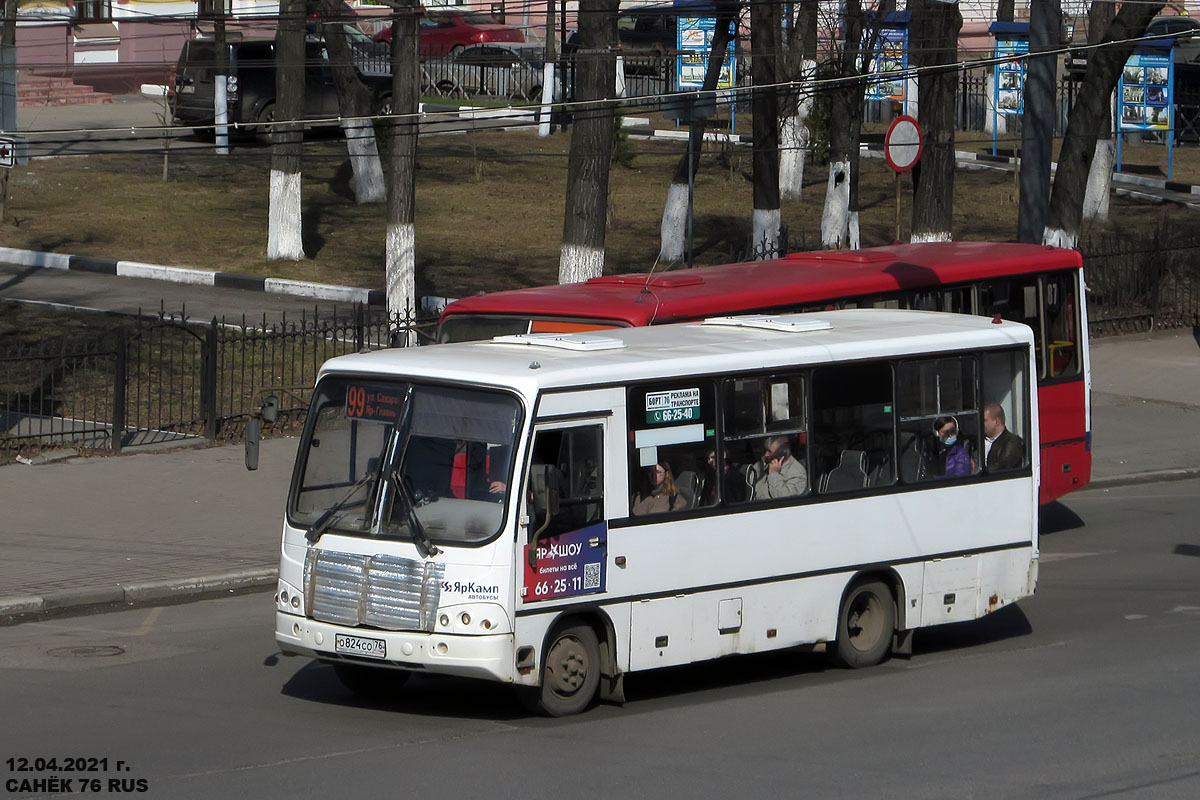 Ярославская область, ПАЗ-320402-05 № О 824 СО 76