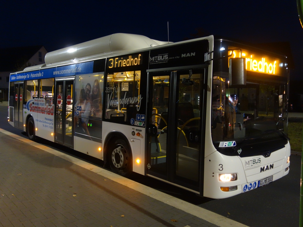 Hessen, MAN A21 Lion's City NL313 CNG Nr. 3