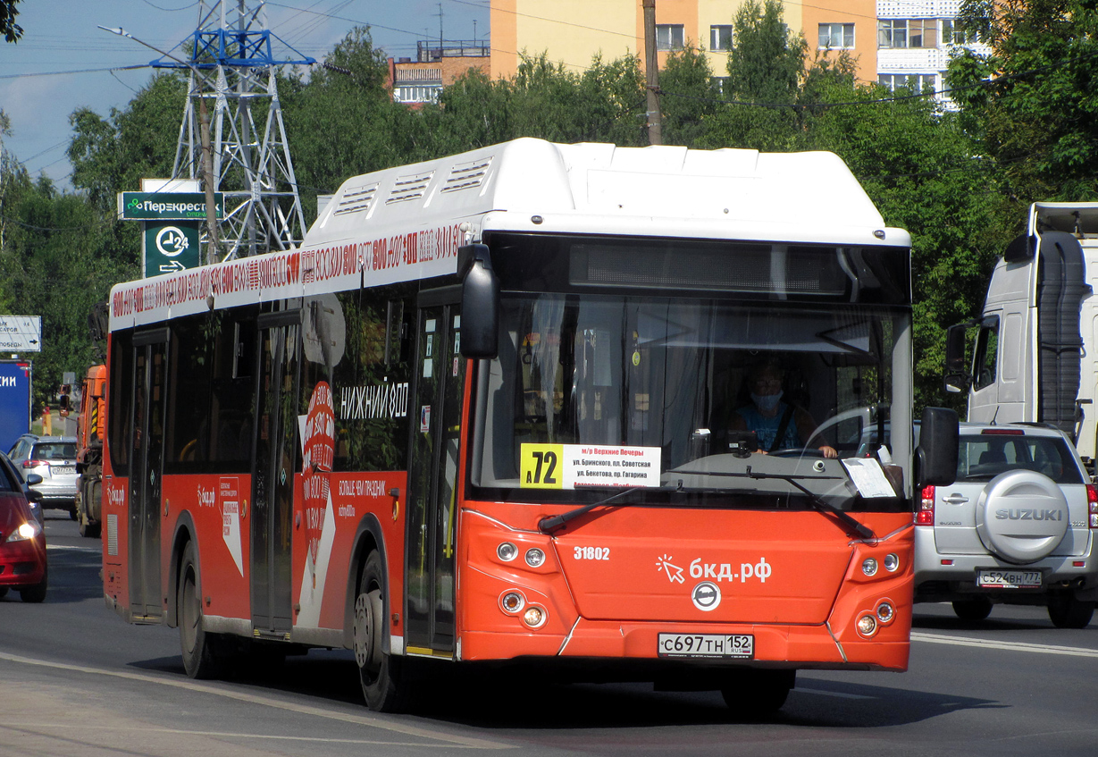 Нижегородская область, ЛиАЗ-5292.67 (CNG) № 31802