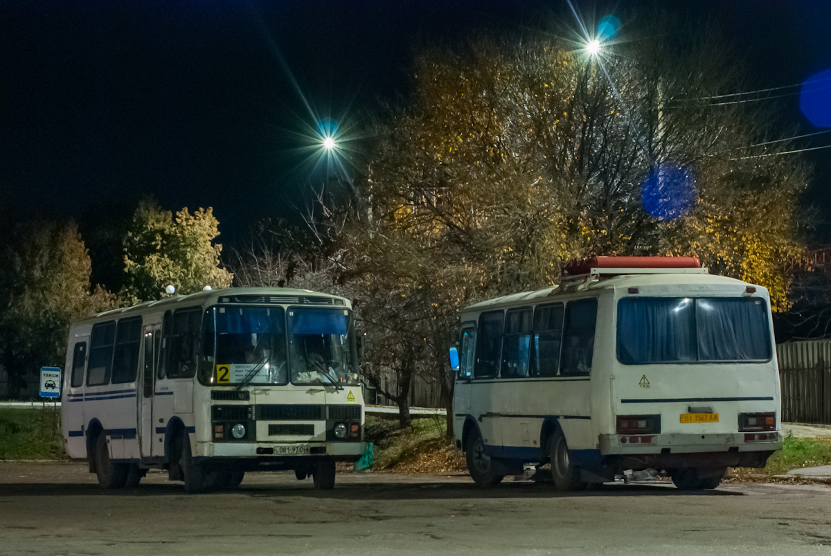 Кировоградская область, ПАЗ-3205-110 № 081-97 ОН; Кировоградская область, ПАЗ-32054 № BI 3567 AA