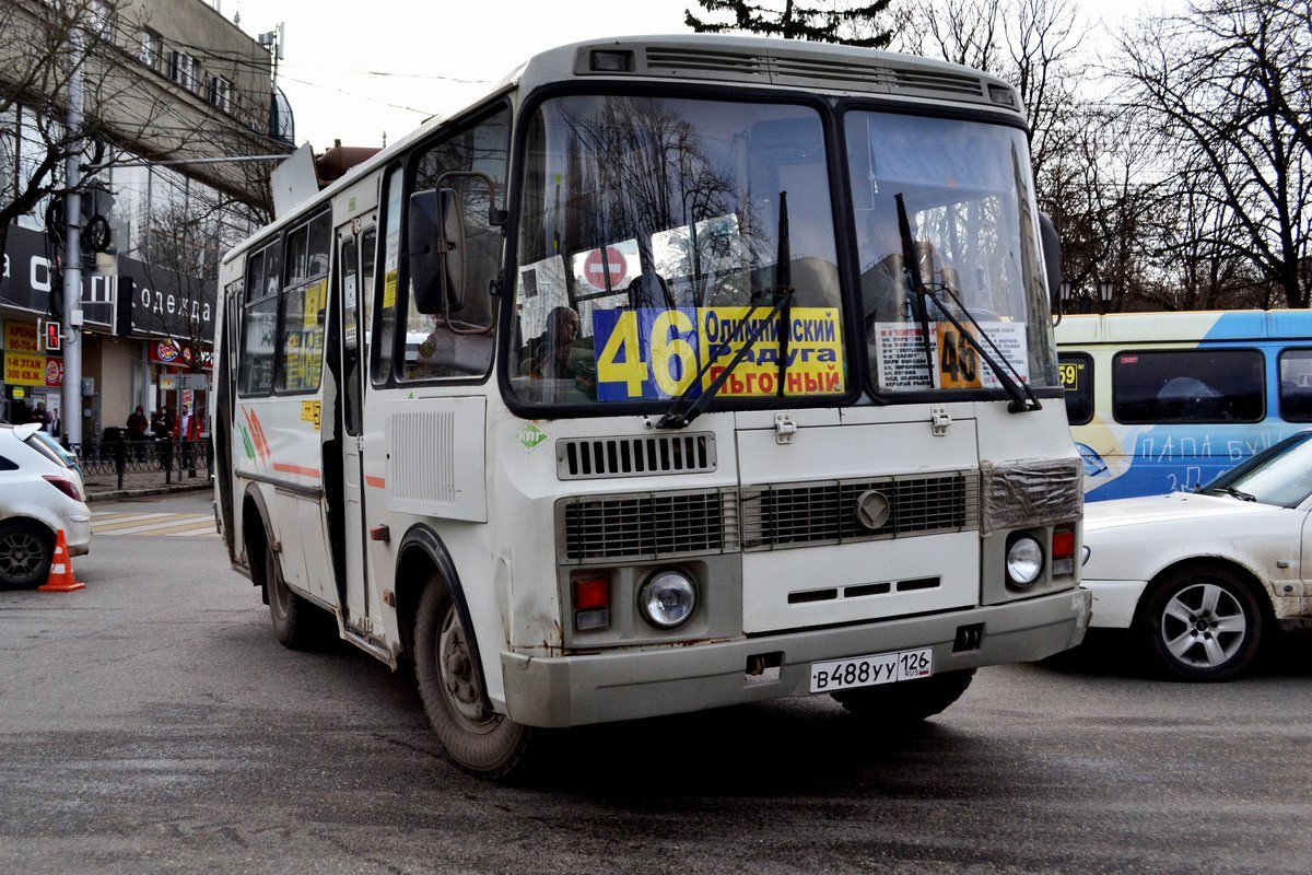 Ставропольский край, ПАЗ-32054 № В 488 УУ 126