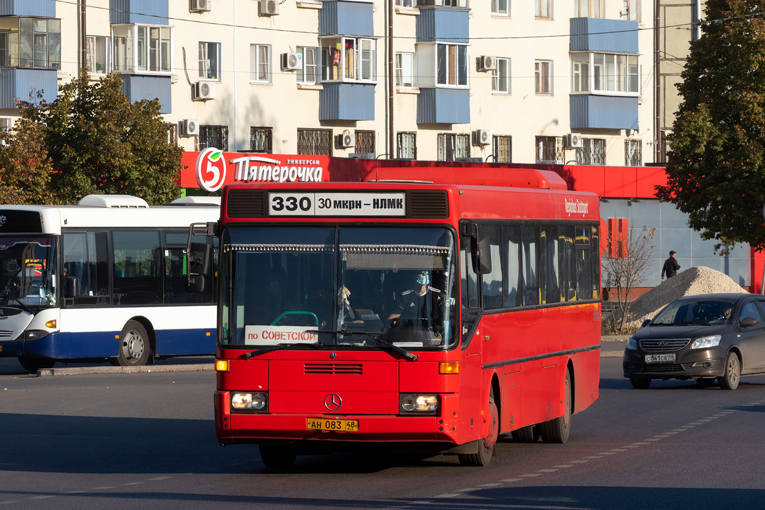 Липецкая область, Mercedes-Benz O405 № АН 083 48