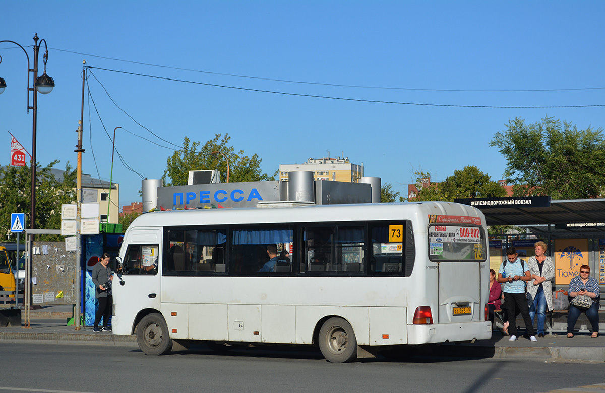 Тюменская область, Hyundai County LWB (ТагАЗ) № АА 393 72