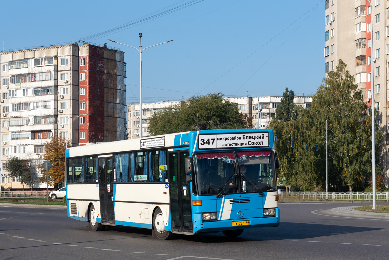 Lipetsk region, Mercedes-Benz O405 # ВА 731 64