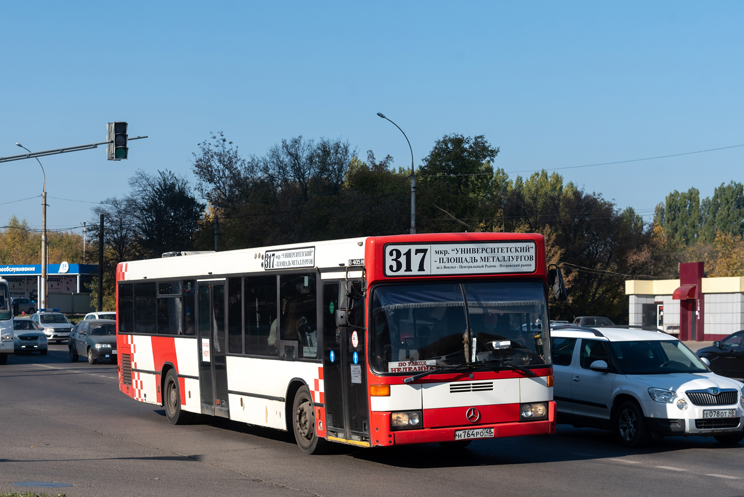 Липецкая область, Mercedes-Benz O405N2 № Н 764 РО 48