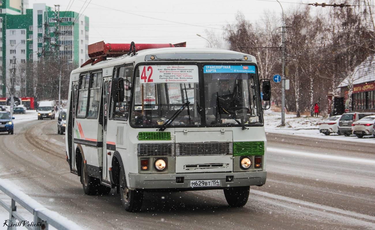 Новосибирская область, ПАЗ-32054 № М 629 ВТ 154