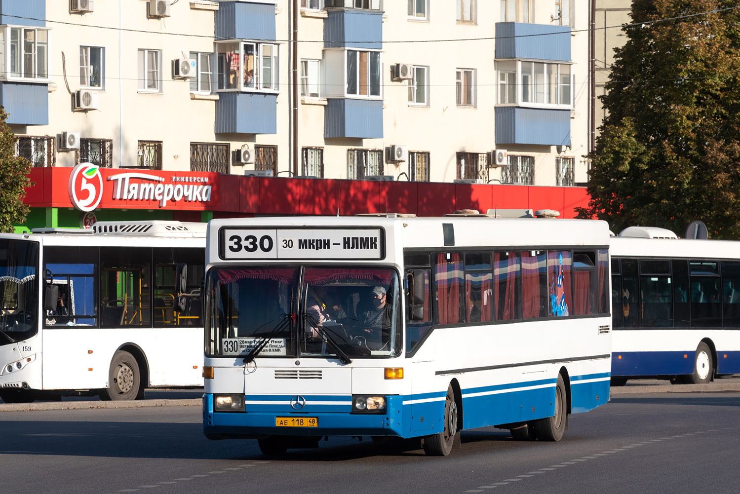 Липецкая область, Mercedes-Benz O405 № АЕ 118 48