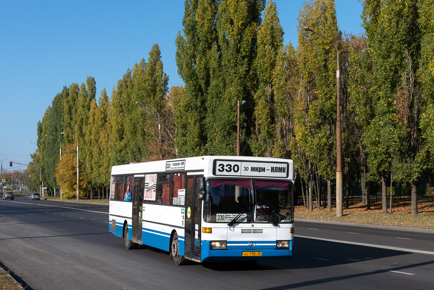 Липецкая область, Mercedes-Benz O405 № АЕ 118 48