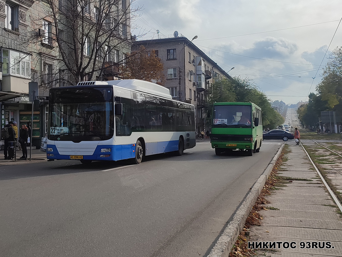 Днепропетровская область, MAN A20 Lion's City Ü NÜ313 CNG № AE 2988 AB