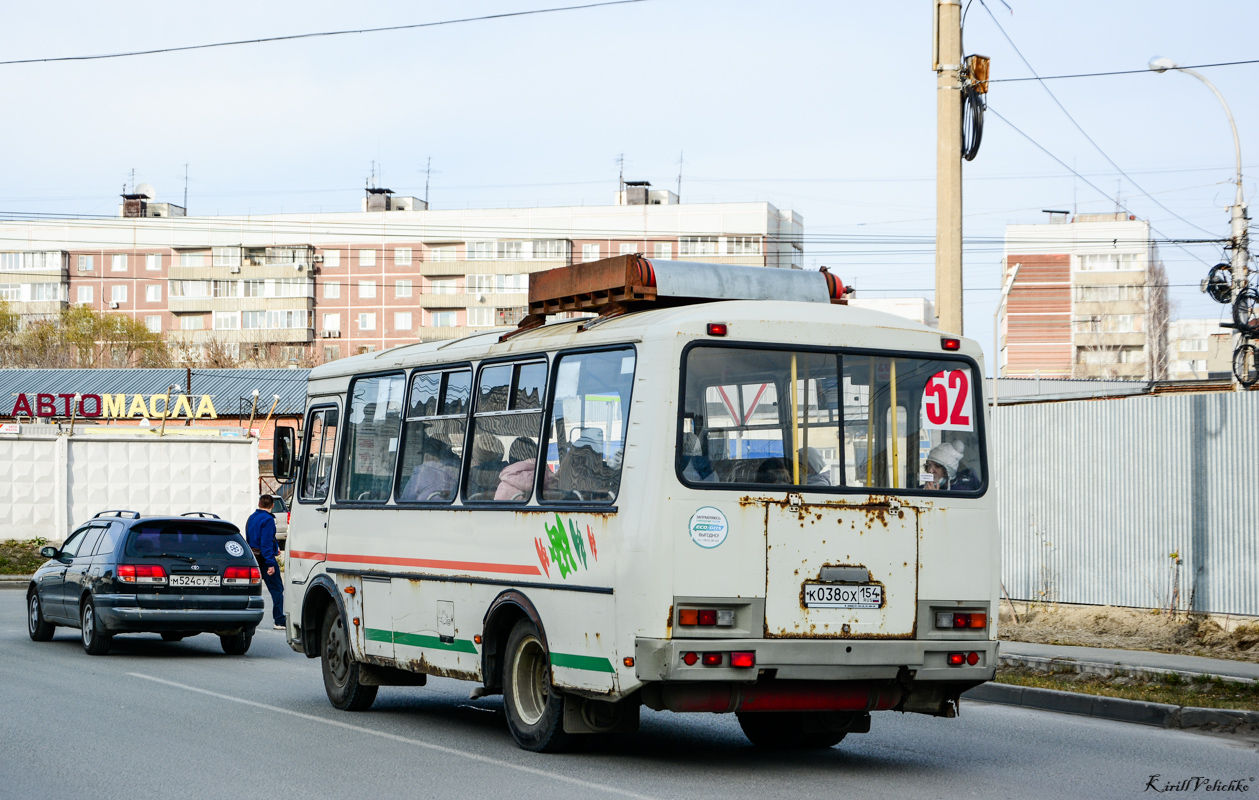 Новосибирская область, ПАЗ-32054 № К 038 ОХ 154