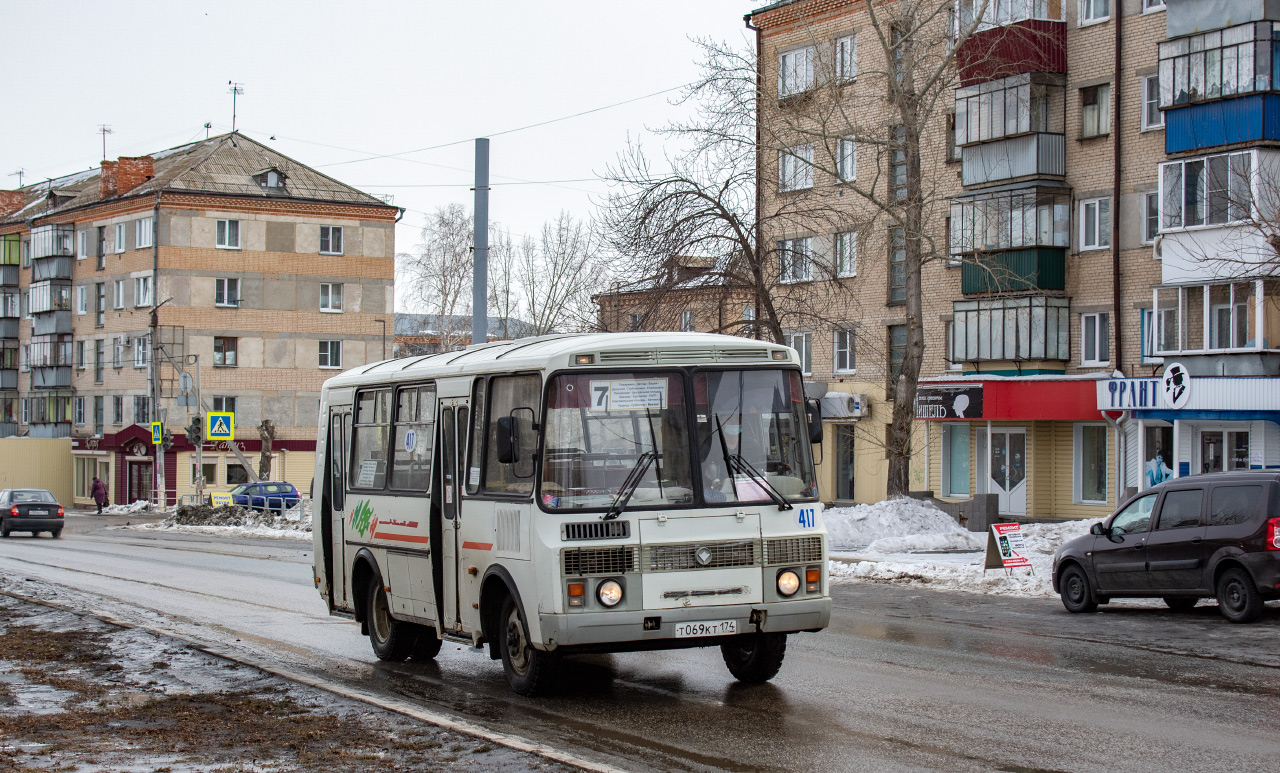 Челябинская область, ПАЗ-32054-07 № 417