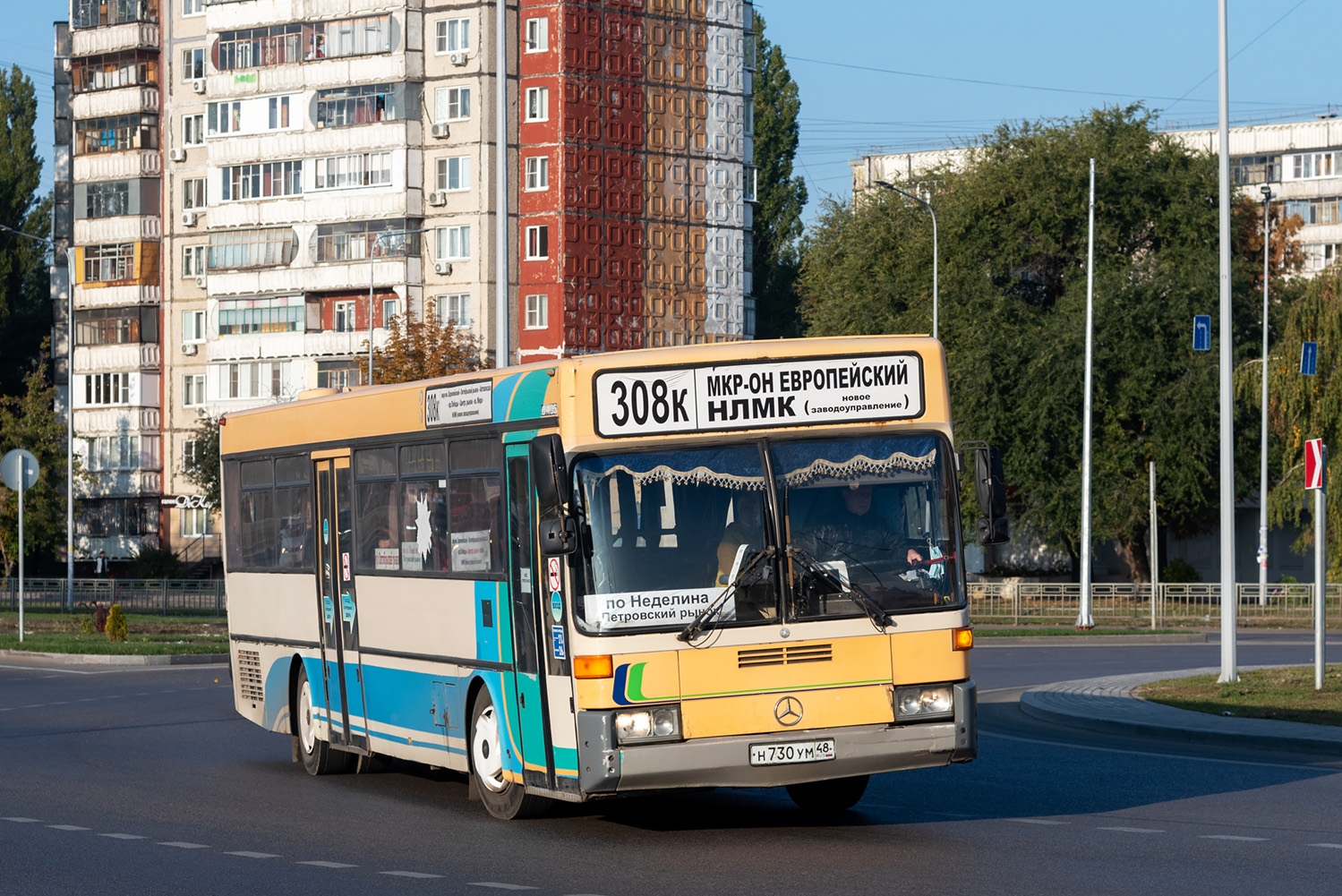 Липецкая область, Mercedes-Benz O405 № Н 730 УМ 48